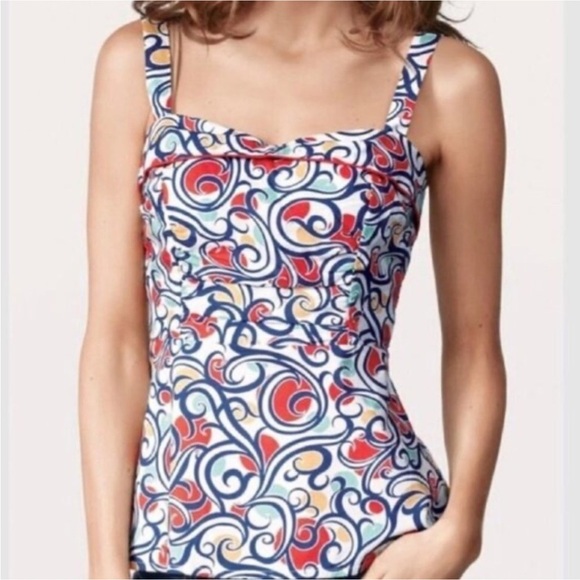 CAbi Tops - Cabi Colorful Keepsake Swirl Adjustable Cami Tank
